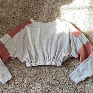 reworked american eagle crewneck